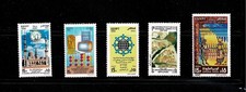 5 EGYPTIAN SETS EACH SET CONSIST FROM 1 STAMP MNH.