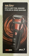 Electric Razor for Men, Wet & Dry Foil Shaver with 3-Blade & Edge Shaving Are...