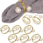 8 Stück Serviettenringe, dekorative Serviettenschnallen, Tischdekoration,