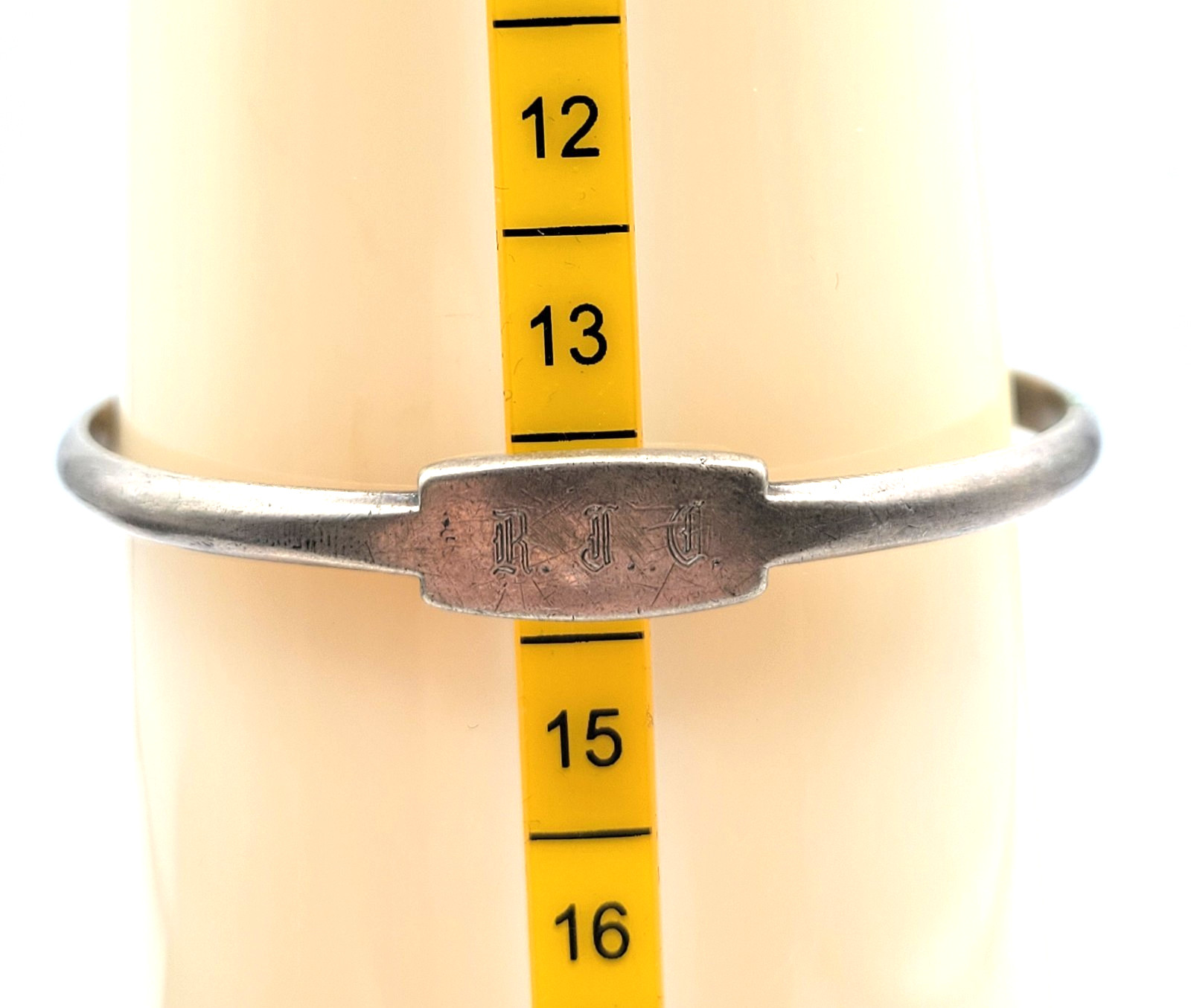 Sterling Silver Monogrammed Cuff - image 7