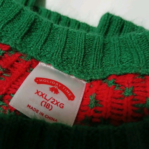 Holiday Time Weihnachtspullover Mädchen Gr. 18 Lamas rot - Bild 8 von 8