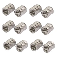 1/4-20x0.5" 304 Stainless Steel Helical Coil Wire Thread Insert 12pcs