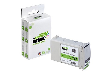 kompatible Tintenpatrone zu HP CM996A / No. 761 Dunkelgrau - ca. 400 ml