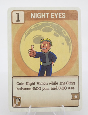 2019 Dynamite Fallout PC-256G Night Eyes Perk Promo Gold Back NM-MT