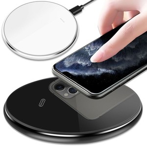 Pour iPhone 12 Pro Max 11 XR XS Samsung 15W Chargeur rapide sans fil