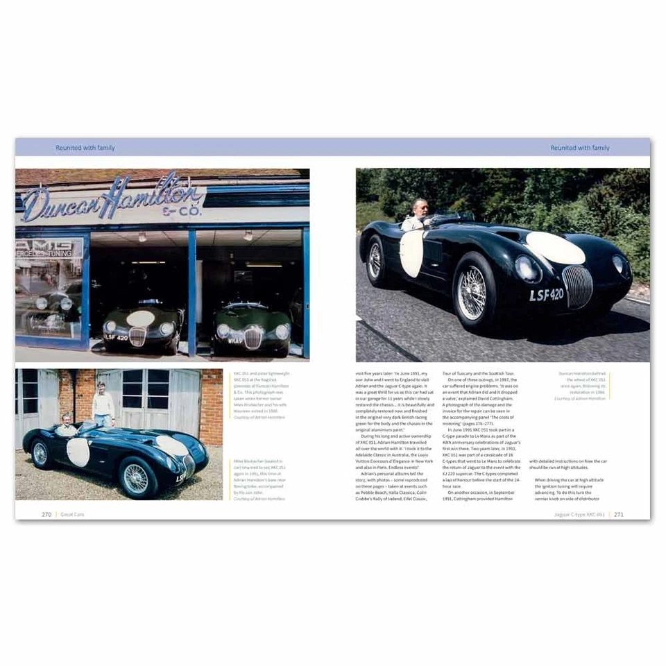 Jaguar C-Type The Autobiography Of XKC 051 Le Mans Cunningham Racing Book — 第 2/4 张图片