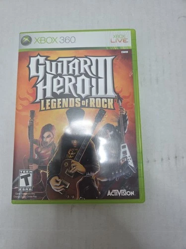 Guitar Hero III: Legends of Rock (Xbox 360, 2007) Complete Tested