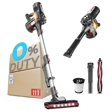 Cordless Stick Vacuum Rechargeable Lightweight Headlight Pet Hair Hard Floor