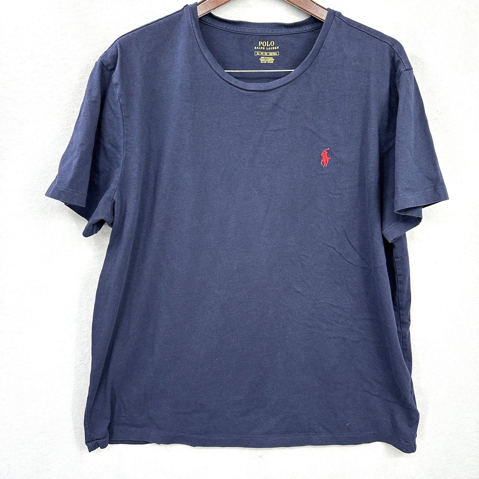 Polo Ralph Lauren Small Pony T Shirt Uomo XL Girocollo Essential Tee Preppy y2k