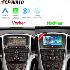 Für Opel Astra J ECO Apple Carplay 4+64GB Android 15 Autoradio GPS Navi Wifi RDS