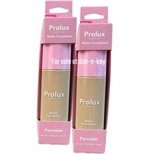 Prolux Cosmetics Matte Foundation In Porcelain   Set Of 2 
