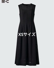 UNIQLO :C Mesh Sleeveless Dress Black XS UNIQLO C