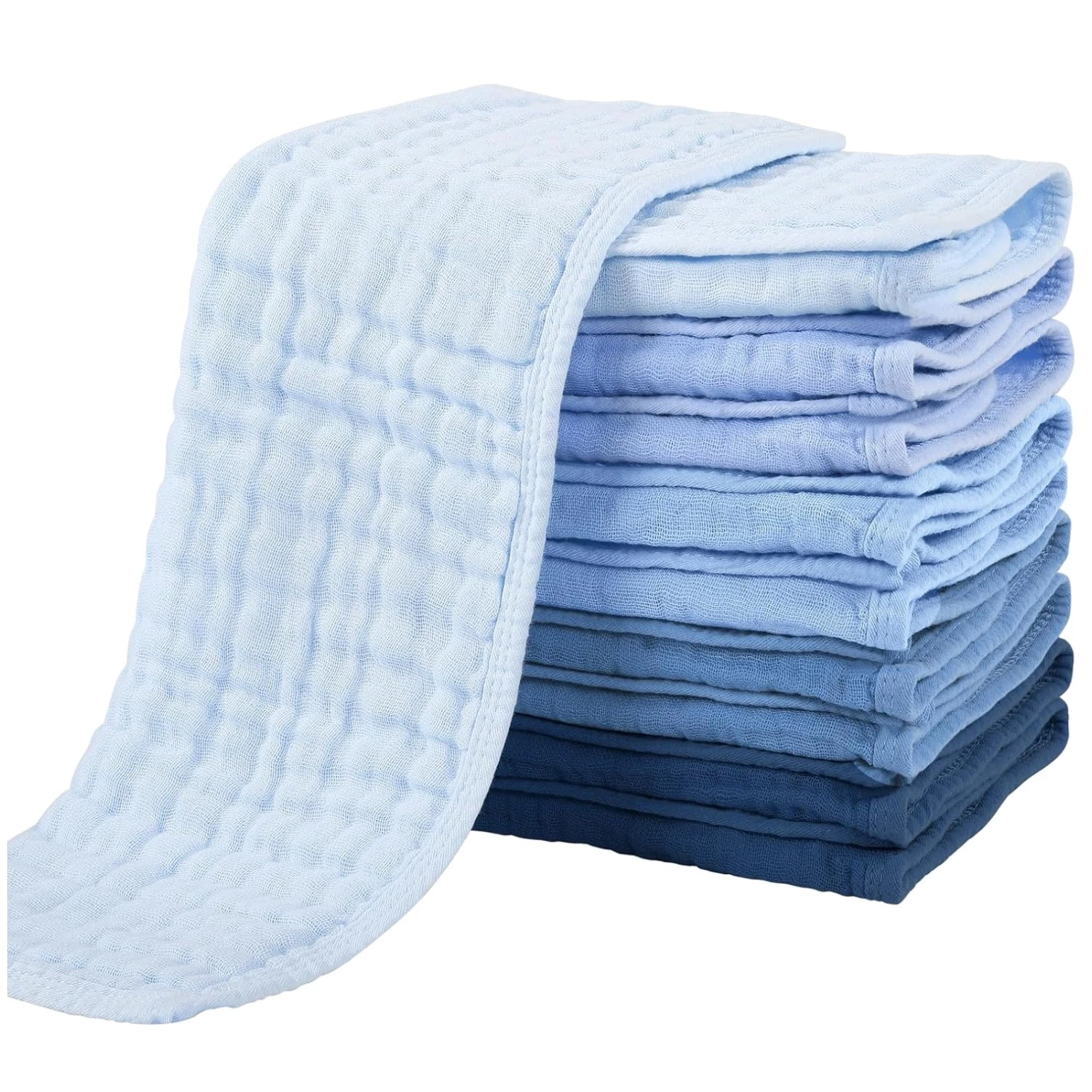 Soft Baby Washcloths 10 Pack Absorbent Cotton