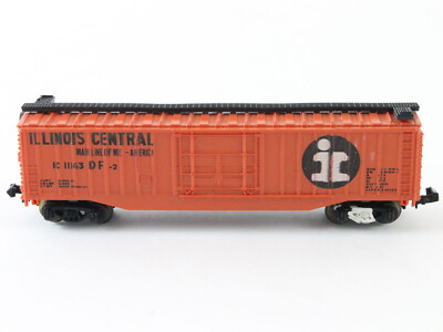 N Scale Lima Model Power Illinois Central IC 11143 DF-2 Box Car Model Train