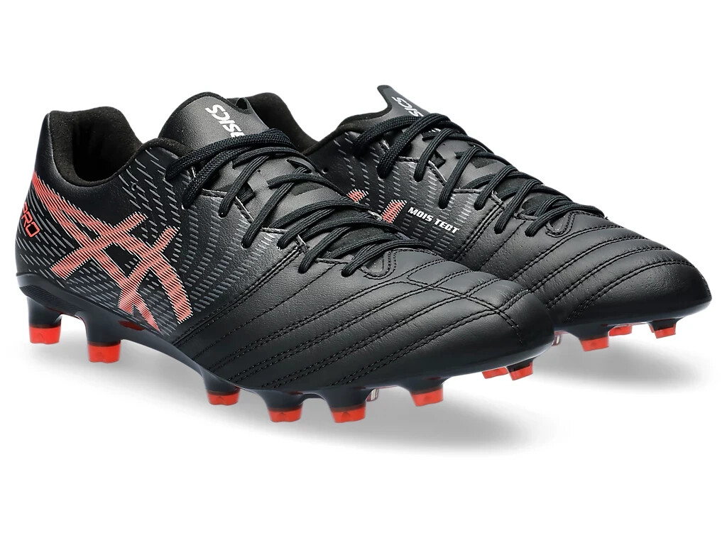 ASICS Soccer Shoes DS LIGHT X-FLY PRO 2 Black Flash Coral 1101A055 