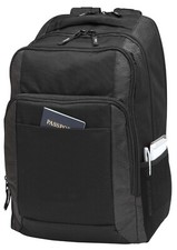 18.5" Deluxe Black Laptop/Tablet Travel School Work Backpack Padded Sleeve