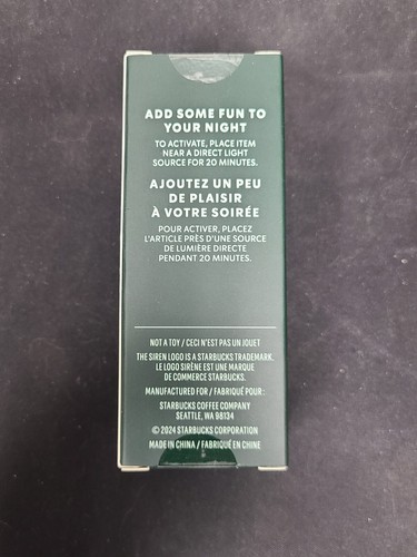 Starbucks 2024 Púrpura Plisado Moteado Brillo Halloween Mini Vaso Llavero Nuevo - Imagen 2 de 4
