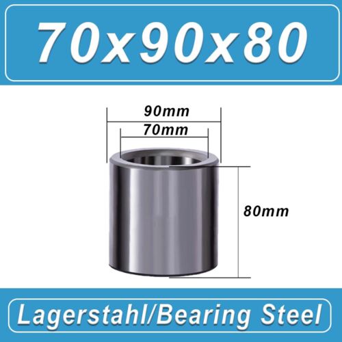 Lager Stahlhülse Buchse ID 70/72/75-130mm verschleißfeste Abstandshalter - Bild 53 von 154