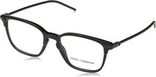 Dolce & Gabbana DG 3302 Black/Matte Black- Color 501-Eyeglasses Frame-53-19-145