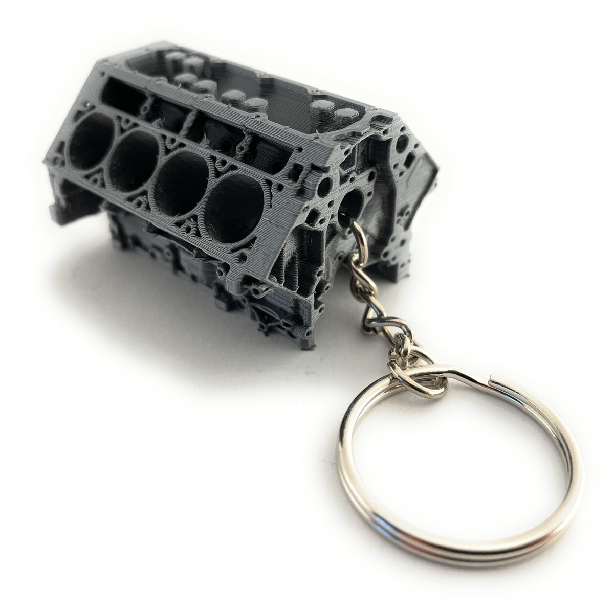 LS Engine Block Keychain - Model Chevrolet V8 Engine Block- GM