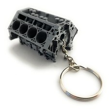 Ls Engine Block Keychain - Model Chevrolet V8 Engine Block- Gm Engine Keyring Ls Engine Block Keychain - Model Chevrolet V8 Engine Block- Gm Engine Keyring