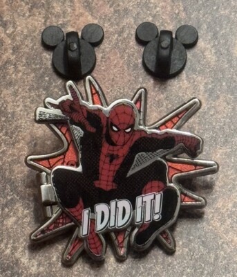 Marvel 2017 Spiderman I Did It 5K Run Disney Marathon Hinged Pin Avengers