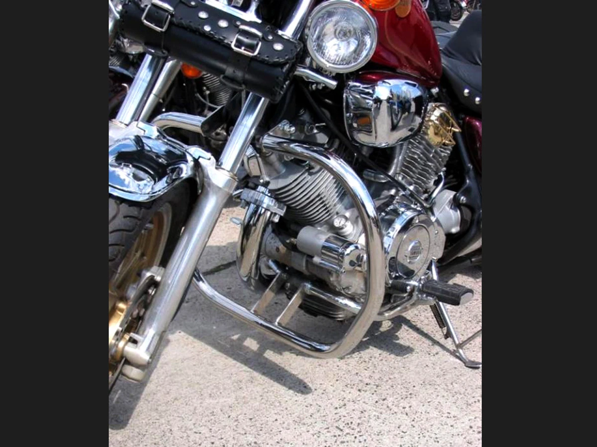 S Yamaha Virago XV 750 Highway Crash Bar Engine Guard Stainless