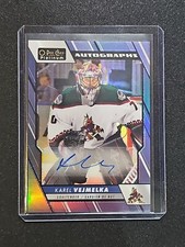 KAREL VEJMELKA AUTOGRAPHS 2023-24 O-PEE-CHEE PLATINUM  AUTO