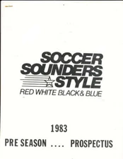 1983 Seattle Sounders NASL soccer preseason prospectus bxsc2