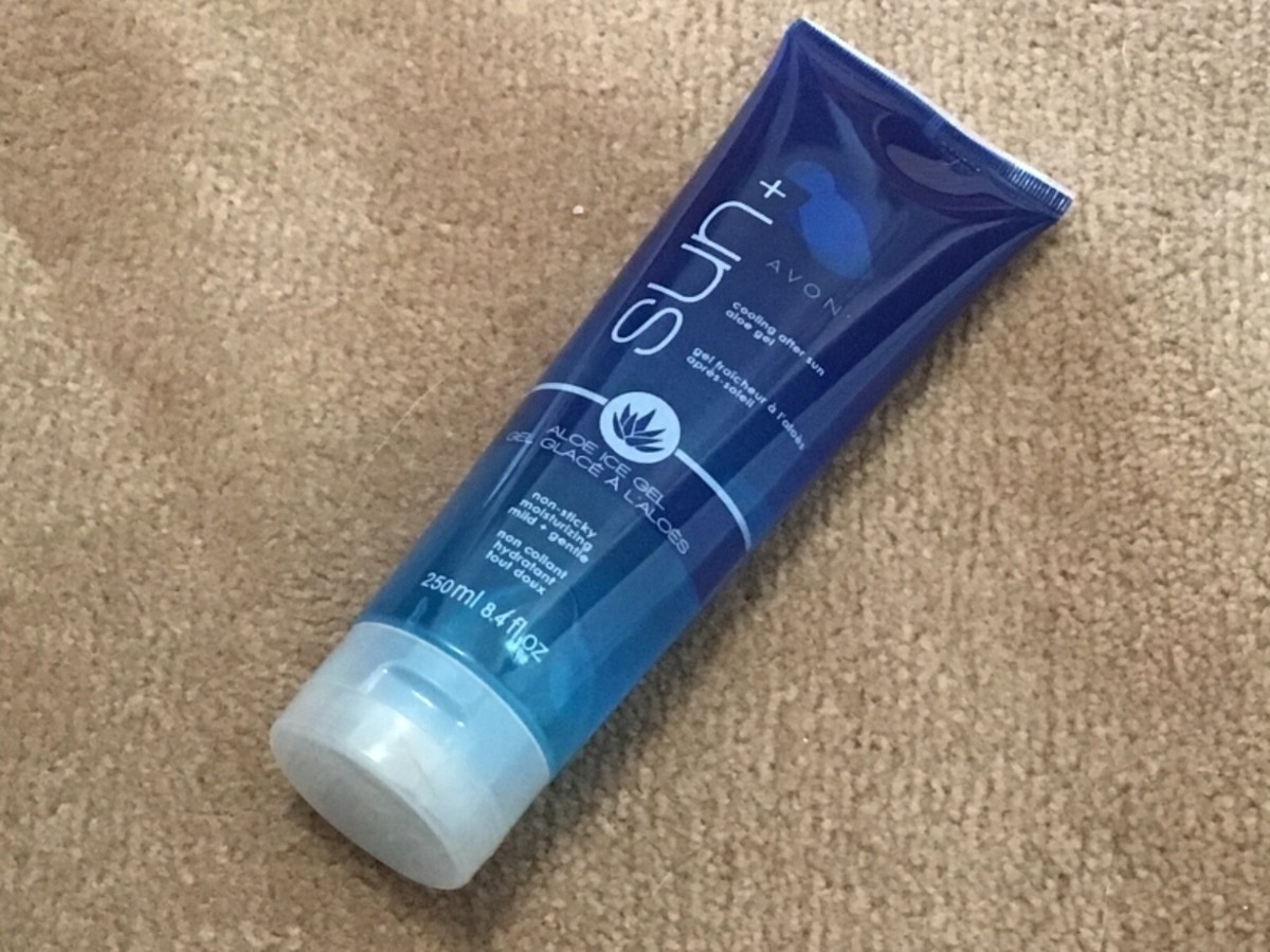 Avon aloe ice gel Aloe sun + new in tube 8.4 oz discontinued rare