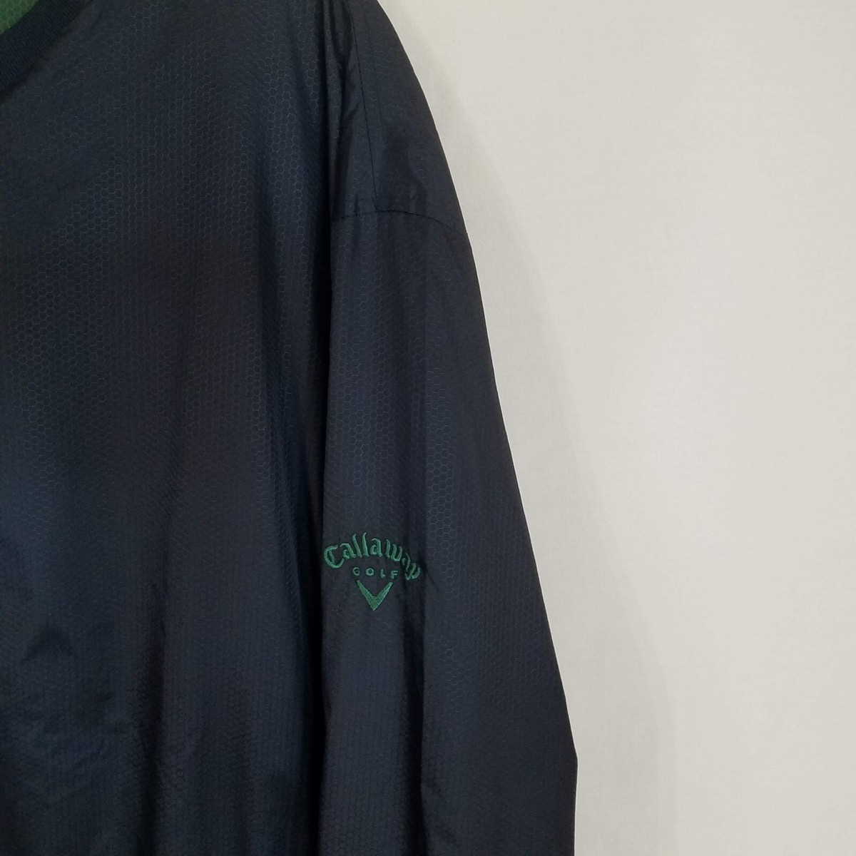 Callaway Golf Mens Blue HX Ripstop L/S Pullover Nylon