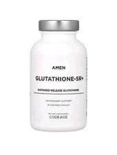 Amen Glutathione-SR+, Sustained-Release L-Glutathione 60 ct EXP 09/2026