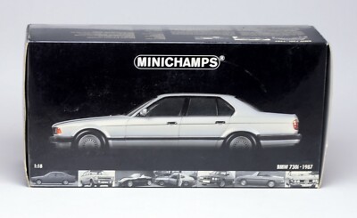 1/18 Minichamps 1987 BMW E32 730i Silver | eBay