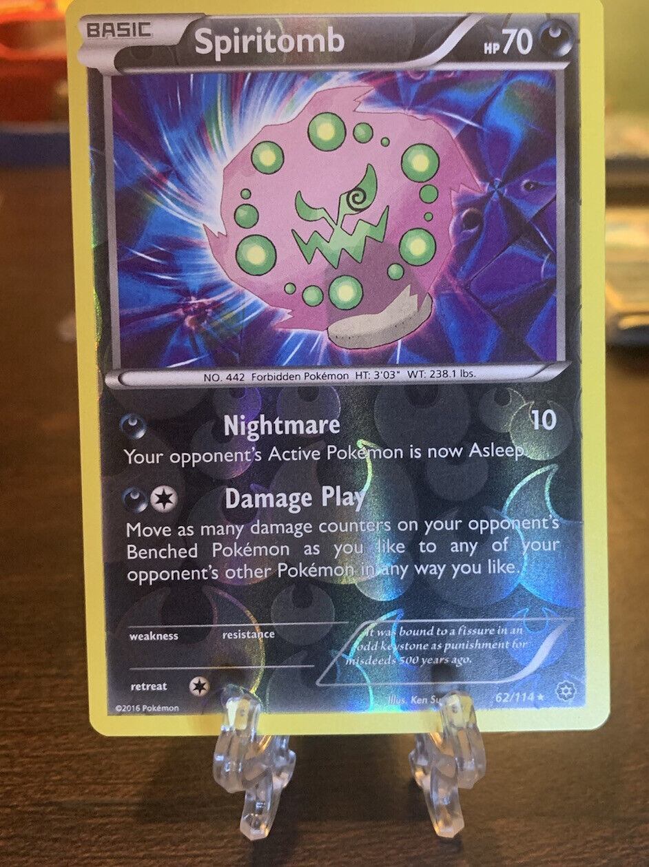 Mavin  Pokémon TCG Spiritomb Steam Siege 62/114 Reverse Holo Rare