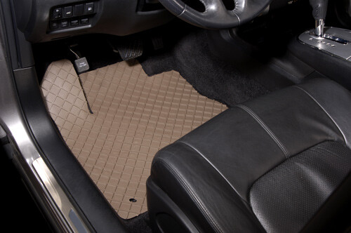 4 Piece Flexomat Rubber Custom Fit Floor Mats for Fiat Vehicles - Pick Color - Picture 13 of 21