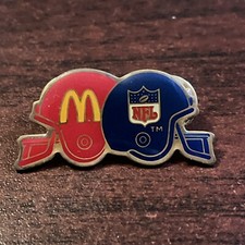McDonald’s NFL Football Helmets Employee Lapel Pin