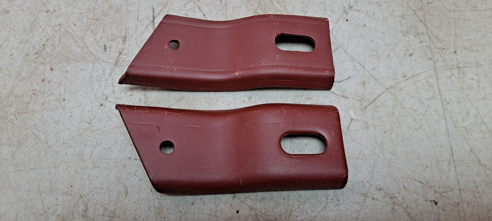 Willys jeep MB GPW CJ2A CJ3A CJ3B Pair Toe Board Gusset Bracket Straps