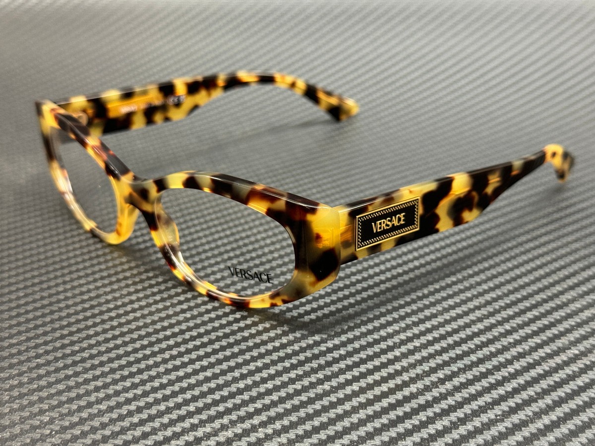 VERSACE VE3369 777 Yellow Havana Women's 53 mm Eyeglasses | eBay