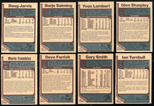 1977-78 OPC 77-78 O PEE CHEE NHL HOCKEY CARD ERROR & VARIATION 133-264 SEE LIST - Picture 97 of 275