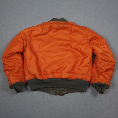Vintage Alpha Industries Jacket Large Men MA-1 Bomber 60s Made In