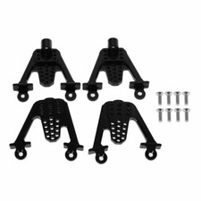 4pcs Aluminum rear/front Shock Mount Set for Axial SCX10 Dingo Honcho Black