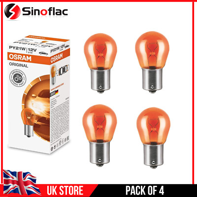 Osram PY21W 7507 581 Amber 12V 21W Car Indicator Bulb