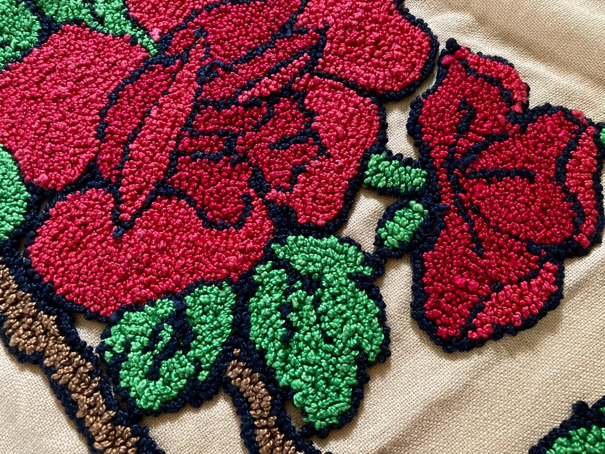 Chenille embroidery on sale