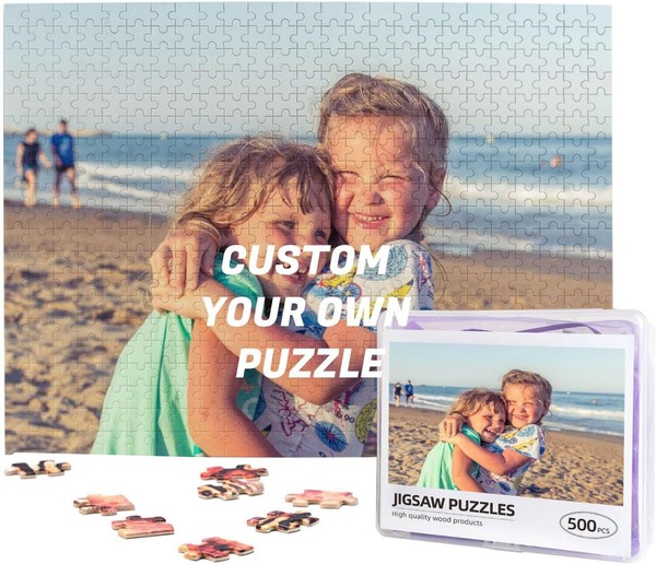 Rompecabezas Personalizado Fotos 500 Piezas Rompecabezas Madera Personalizado Regalos Vacacionales