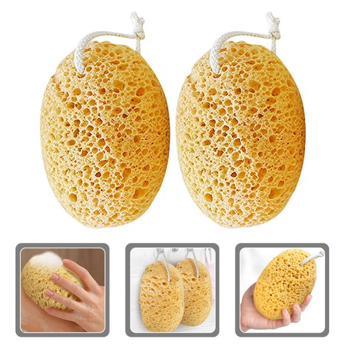 2 Pcs Bath Sponge Back Exfoliator Shower Scrub for Men Child Miss - Bild 8 von 12