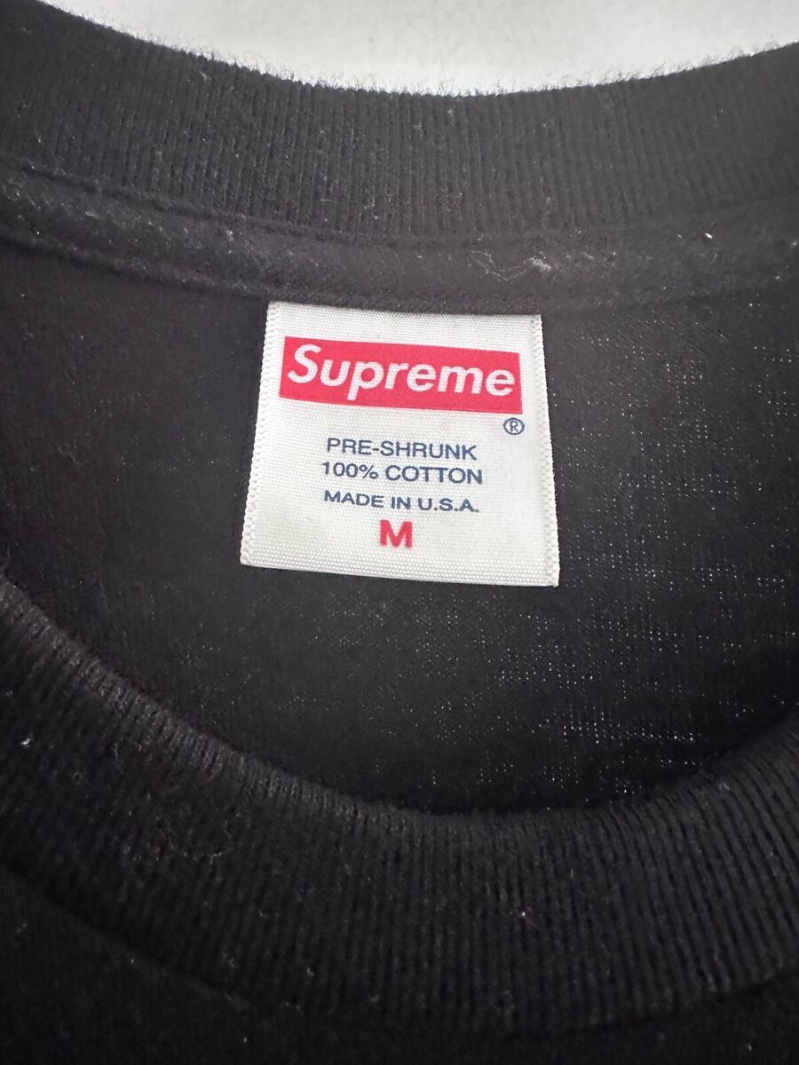 Supreme Box Logo L/S Long Sleeve Black Size M (100 Supreme Box Logo L/S Long Sleeve Black Size M (100