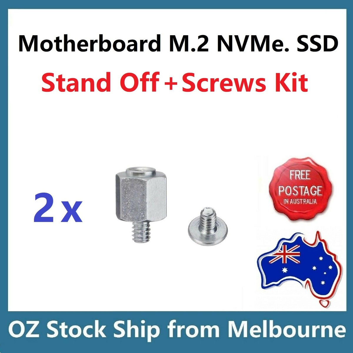 NVMe SSD STAND OFF SCREW Hex Nut Asus Acer Dell HP MSI Asrock