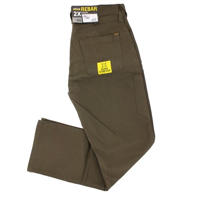 Ariat Work Rebar M4 Pants Men's Relaxed Straight, 7-Pocket Carpenter DuraStretch