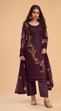 Luxury Pakistani Style Bollywood Salwar Kameez   Perfect for Weddings, Events