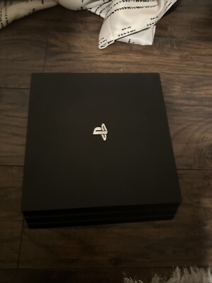 PS4 Pro Black 1TB With HDMI Cable And Micro USB Controller Cable